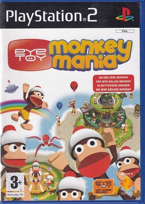EyeToy Monkey Mania - PS2 (B Grade) (Genbrug)